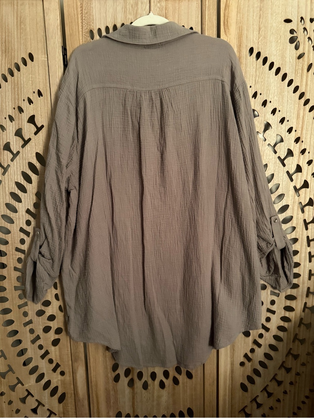 Sun Moda California Gauze Cotton Tunic Top Size 2XL - Picture 6 of 6